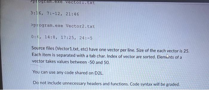 Solved This week we cover sparse vectors with LL. In that | Chegg.com