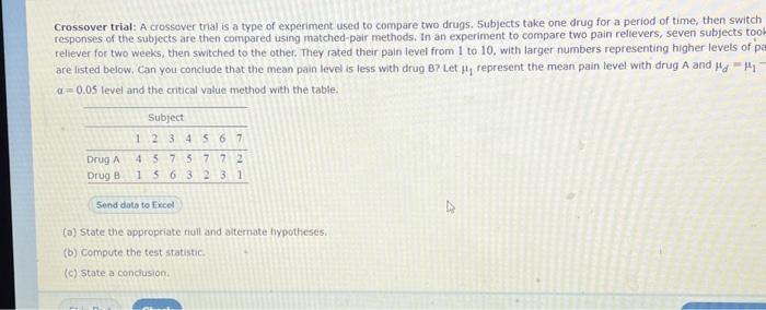 crossover experiment definition chemistry