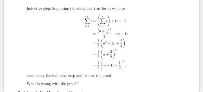 Solved Problem 3. On the Induction Principle - 30 marks. | Chegg.com