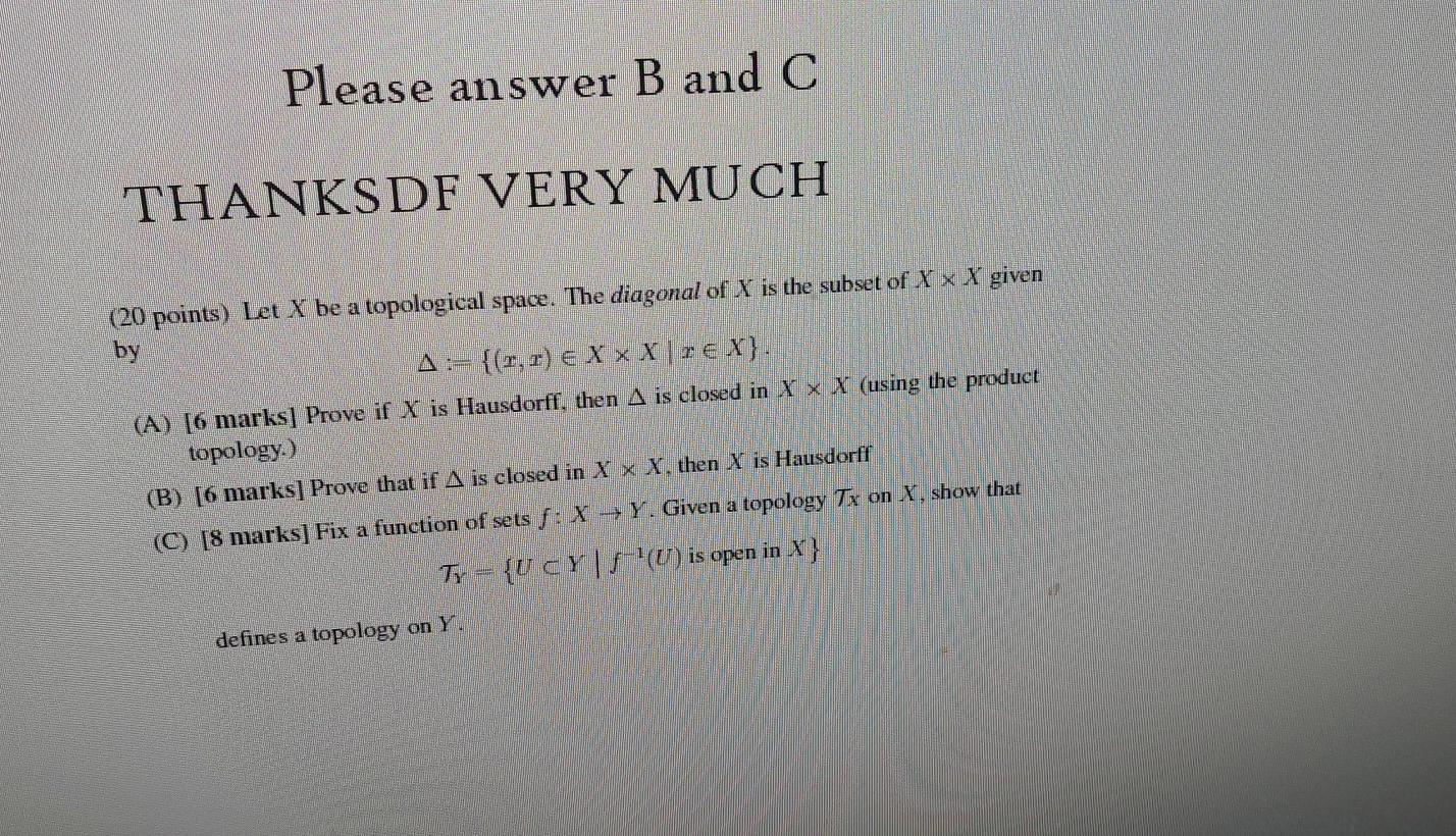 Solved Please answer B and C THANKSDF VERY MUCH (20 points) | Chegg.com