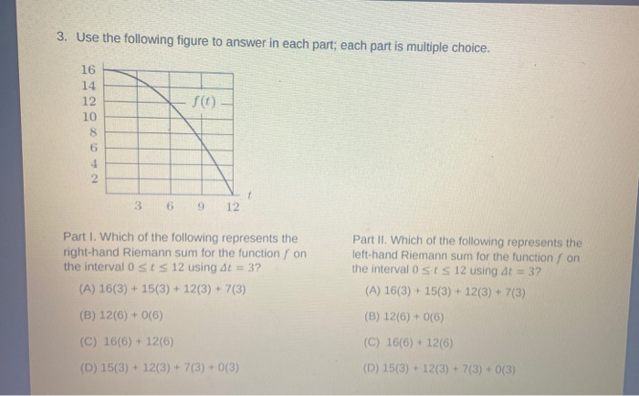 Solved 3. Use the following figure to answer in each part; | Chegg.com