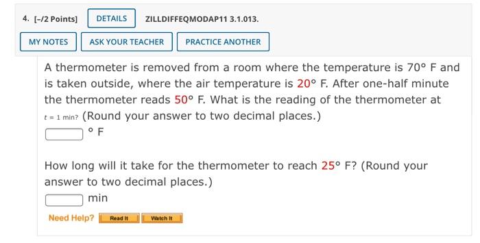 Solved 4. (-/2 points) DETAILS ZILLDIFFEQMODAP11 3.1.013. MY | Chegg.com