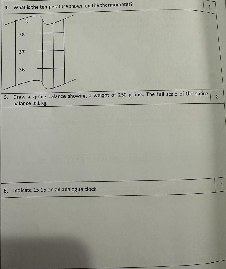 What is the temperature shown on the thermometer?Draw | Chegg.com