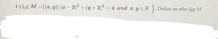 \( M=\left\{(x, y) \mid(x-3)^{2}+(y+2)^{2}=4\right. \)