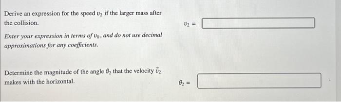 Solved The figure below shows the result of a collision | Chegg.com