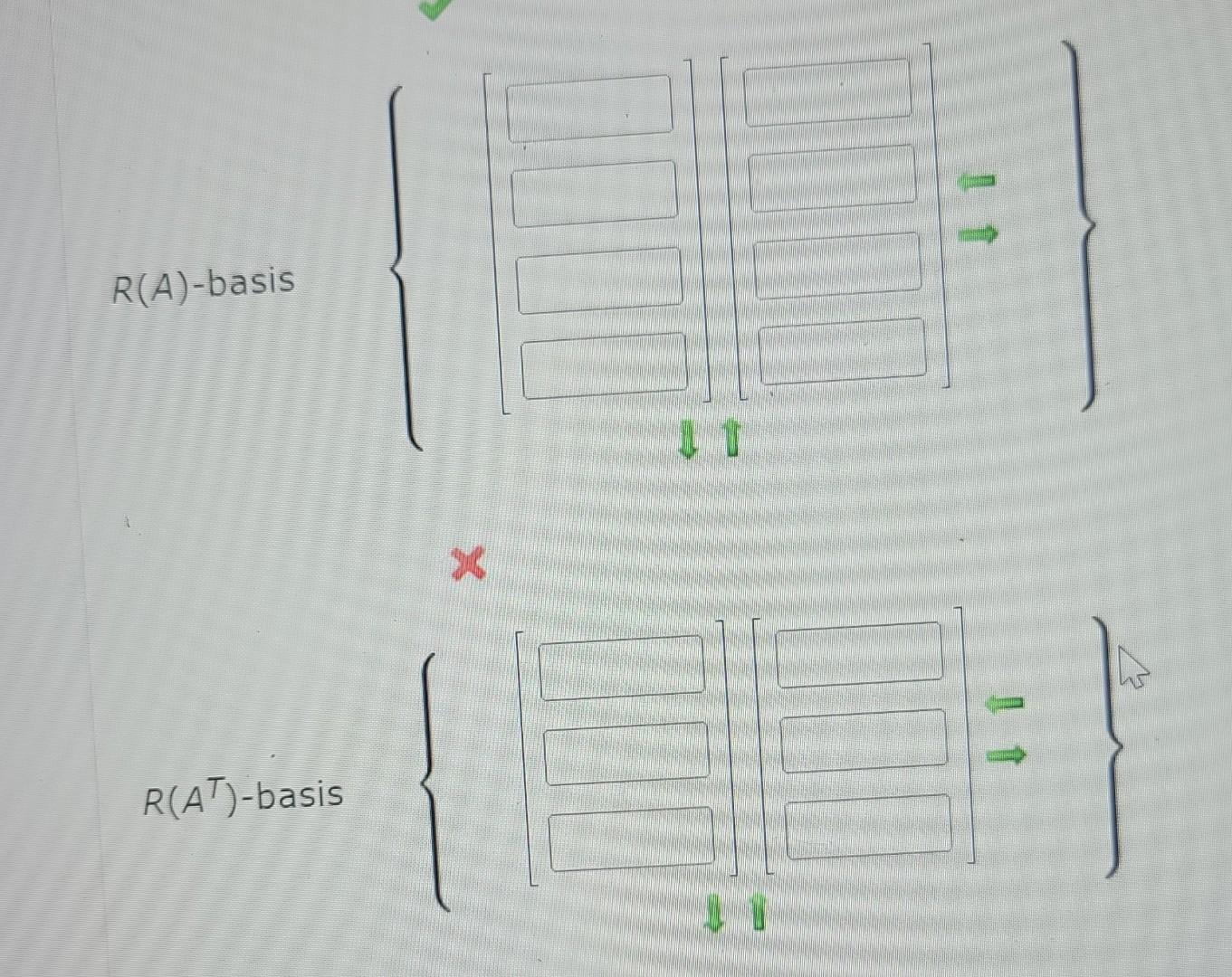 Solved Find Bases For The Four Fundamental Subspaces Of The | Chegg.com