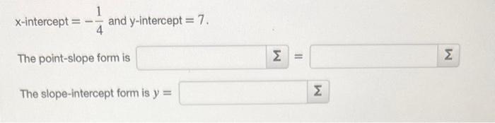 y 11 3 x 4 in slope intercept form