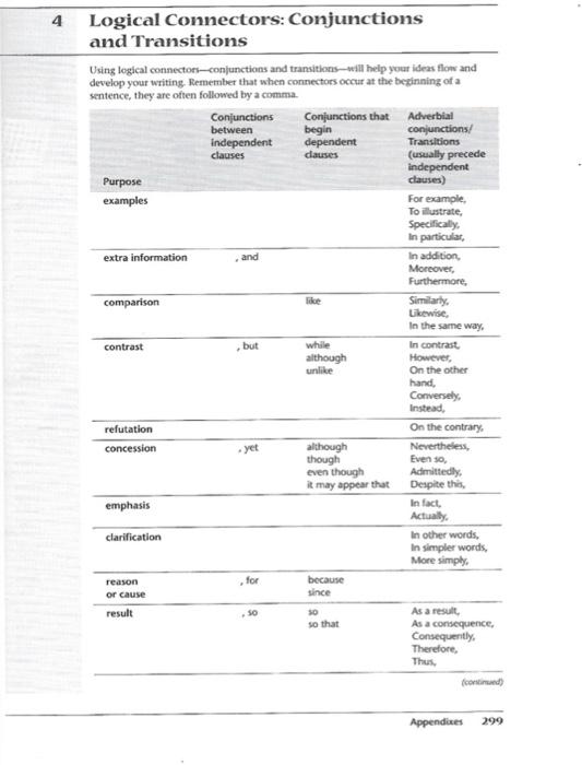 4 .and Logical Connectors Conjunctions and