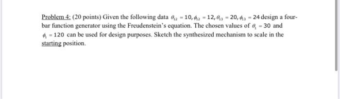 Solved Problem 4: (20 points) Given the following data 0,2 | Chegg.com