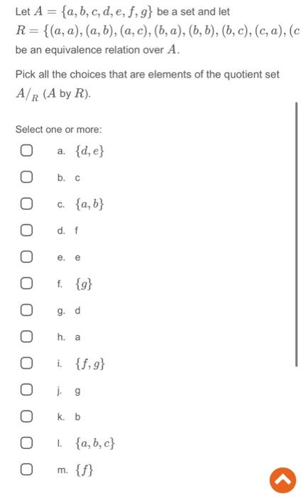 Solved Let A={a,b,c,d,e,f} And Let R Be The Relation On A | Chegg.com