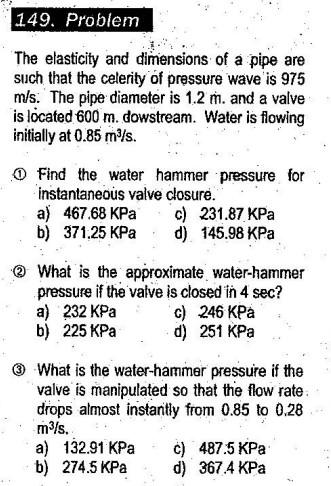 Solved 155. Problem A 60' horizontal pipe bend reduces from | Chegg.com