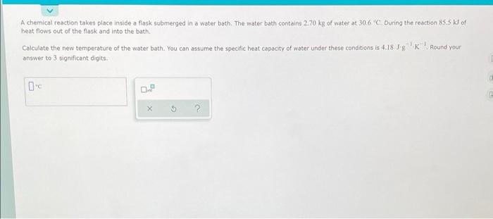 Solved A chemical reaction takes place inside a flask | Chegg.com