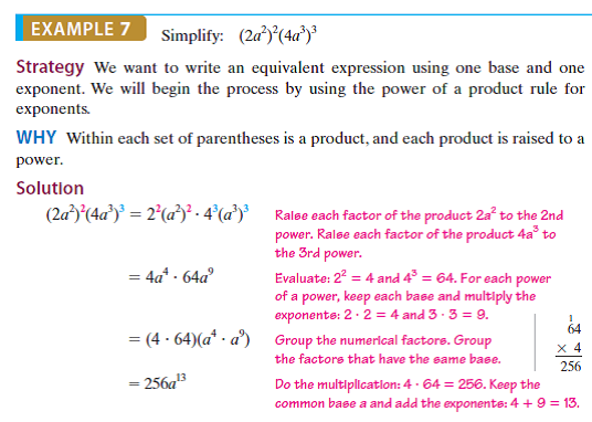 Solved: Use The Power Of A Product Rule For Exponents To Simplify ...