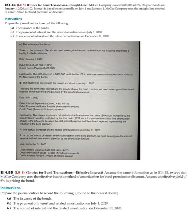 Solved Please Answer And Explain 14.5B (A,B,C) Thanks! With | Chegg.com