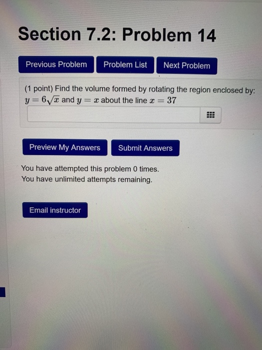 Solved Section 7.2: Problem 14 Previous Problem Problem List | Chegg.com