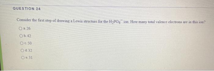 h2po4 lewis structure