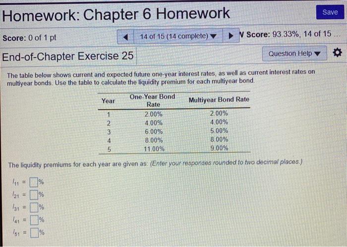 Solved Save Homework: Chapter 6 Homework Score: 0 of 1 pt 14 | Chegg.com