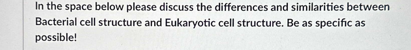 Solved In the space below please discuss the differences and | Chegg.com