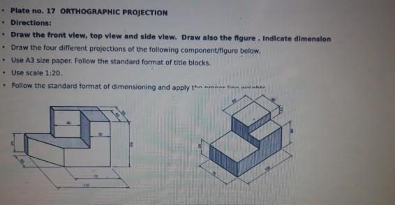 Front view, side view and top view of the four strokes. (a)