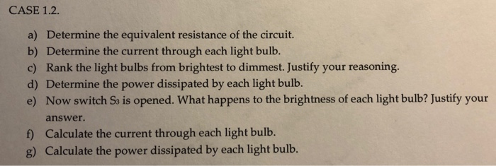 Solved In the circuit shown below, all light bulbs (Li..... | Chegg.com