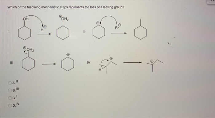 Solved Which of the following mechanistic steps represents | Chegg.com