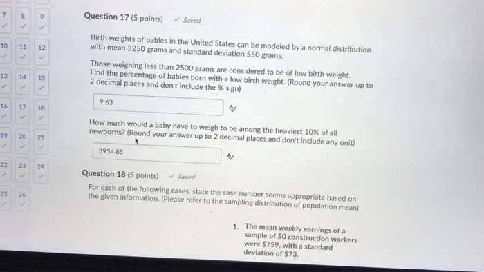 Solved Question 2 (2 points) Saved The administration at a | Chegg.com