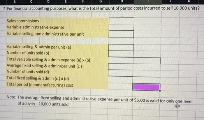 Solved B C D 2 For Financial Accounting Purposes, What Is | Chegg.com