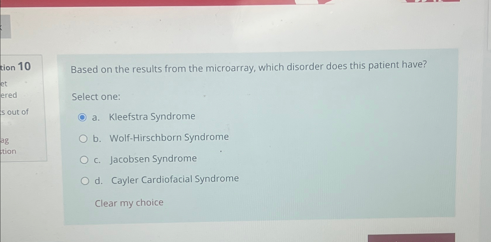 Solved Based on the results from the microarray, which | Chegg.com