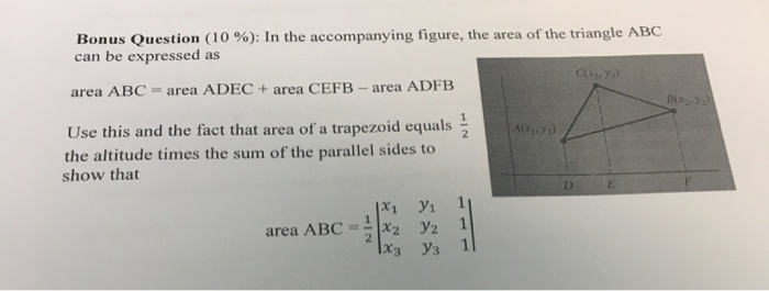 Solved Bonus Question (10 %): In The Accompanying Figure, | Chegg.com