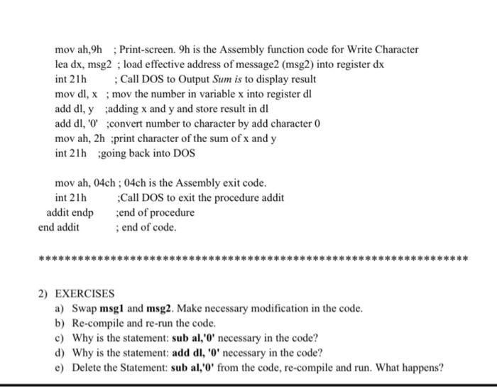 Solved 1) TYPE AND RUN THE CODE BELOW model small stack 100h | Chegg.com