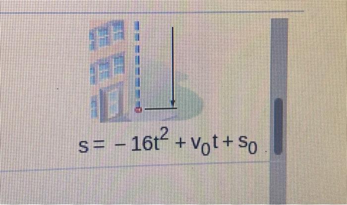 Solved An object that is falling or vertically projected | Chegg.com