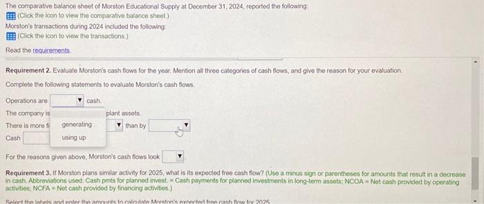 Solved i - X 1 Data Table 2024 2023 Current Assets: Cash $ | Chegg.com