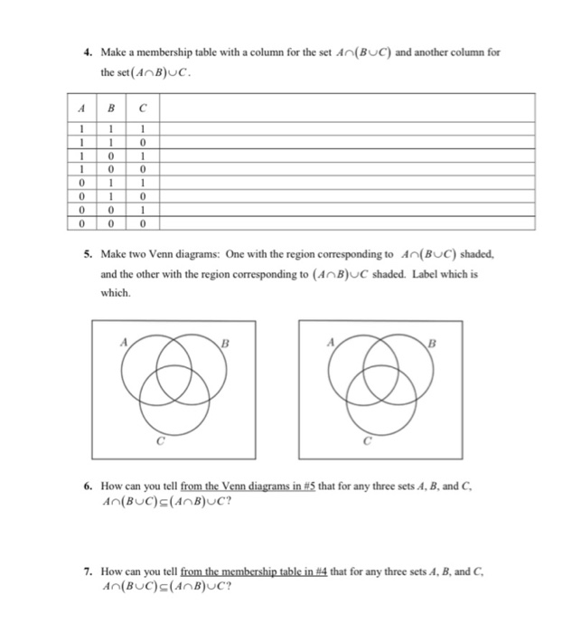 Solved solve 4 and answer 5 , 6, and 7 explain your work. | Chegg.com