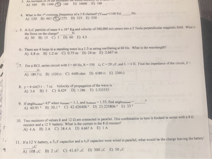 Solved 5 A 3c Particle Of Mass 4 X 10 Kg And Velocity Of Chegg Com