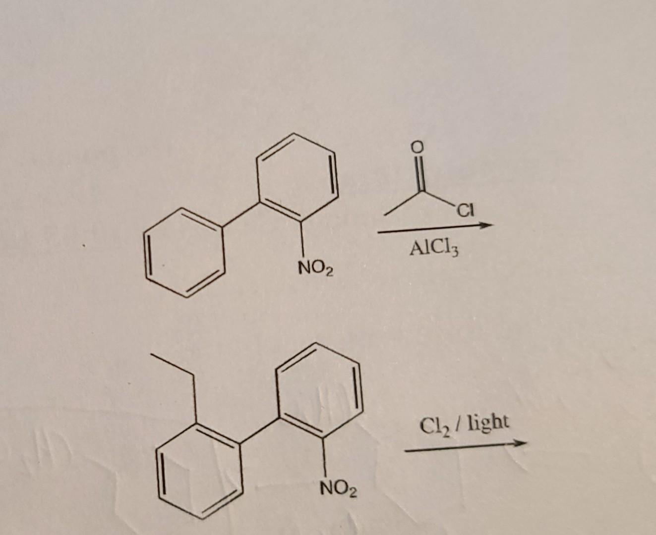 Solved Cl2/ light | Chegg.com