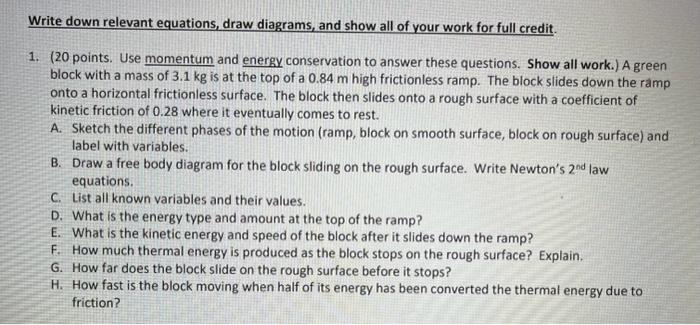 Solved please show all work and complete each part of the | Chegg.com
