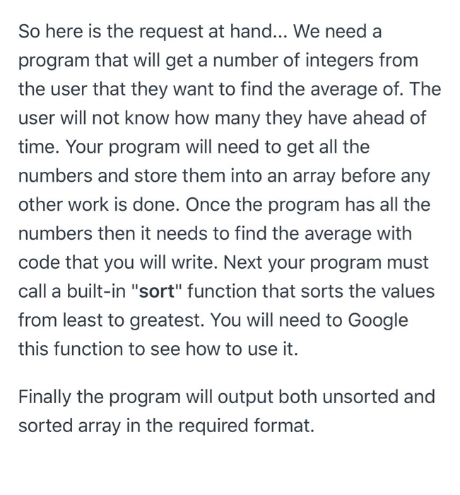 Solved Write the program in C++ with comments explaining | Chegg.com