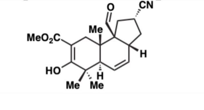 Solved MeO₂C НО Me н Me Me CN 'Н | Chegg.com