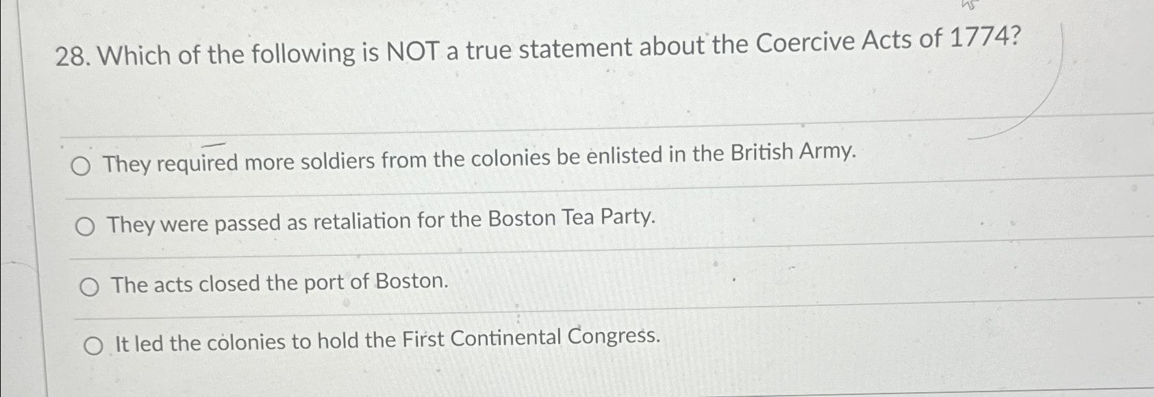 Solved Which of the following is NOT a true statement about | Chegg.com