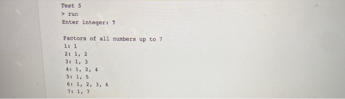 Solved Write a program that prompts for a positive integer | Chegg.com