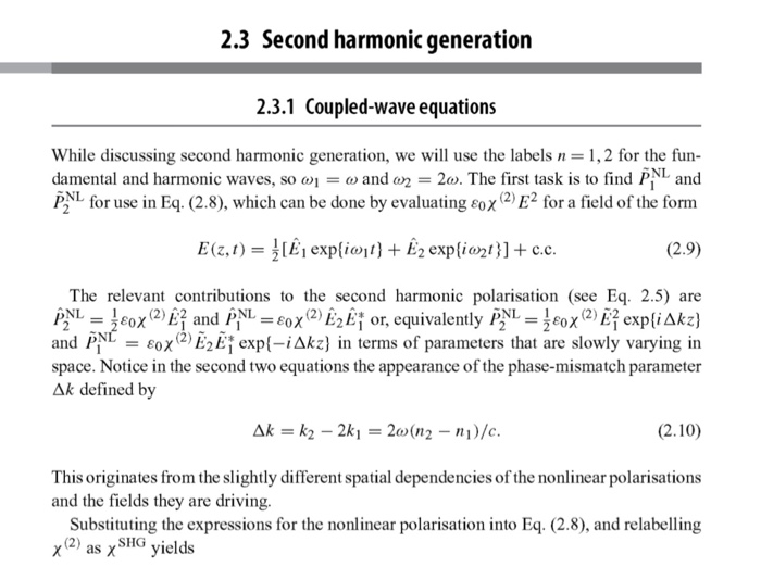 Solved Frequency Mixing Problems 2 1 Use Eq 2 14 To Sho Chegg Com