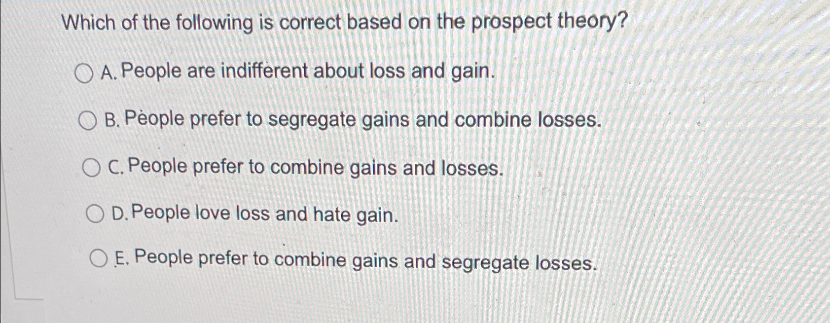 Solved Which of the following is correct based on the | Chegg.com