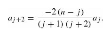 Solved Problem 2.15 Use the recursion formula (Equation | Chegg.com