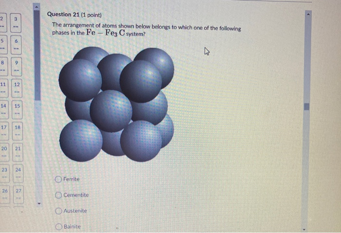 Solved 6 Question 23 (1 point) Which one of the following is | Chegg.com
