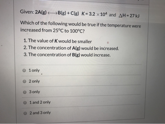 Solved Given 2a G B G C G K 3 2 X 104 And Ah Chegg Com