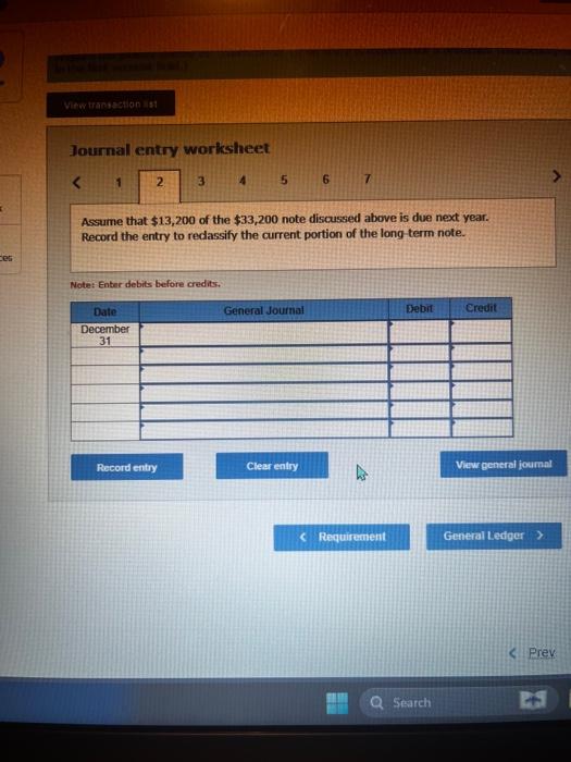 Journal entry worksheet 5 6 7 Assume that $13,200 of | Chegg.com