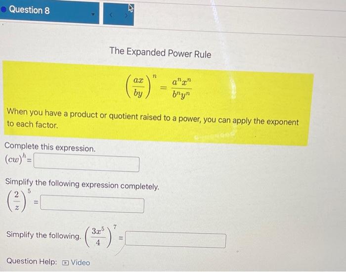 Solved Simplify and write the expression in exponential | Chegg.com