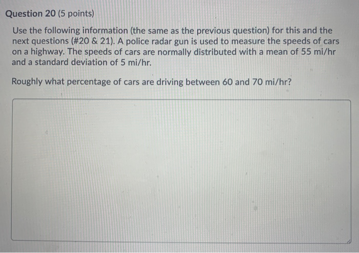 Solved Question 19 (5 points) Use the following information | Chegg.com