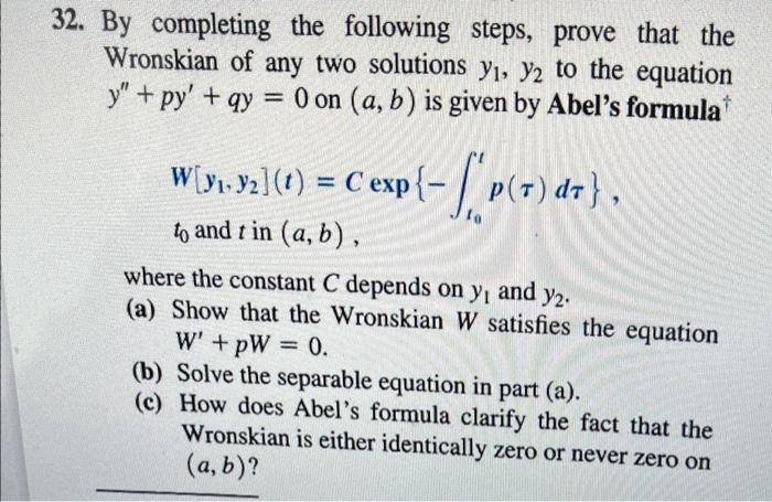 Solved By completing the following steps, prove that the | Chegg.com