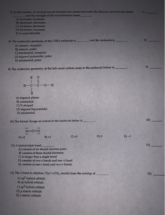 Solved 1) Sodium is much more apt to exist as a cation than